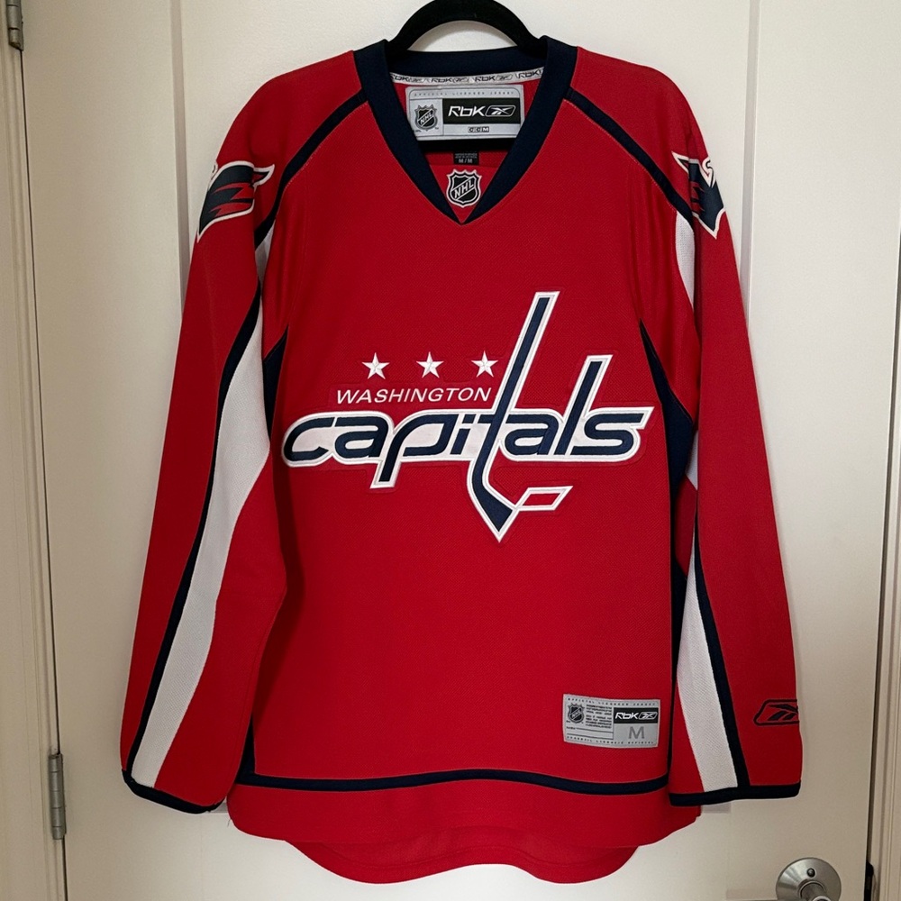 Reebok Premier Washington Capitals NHL Hockey Jersey